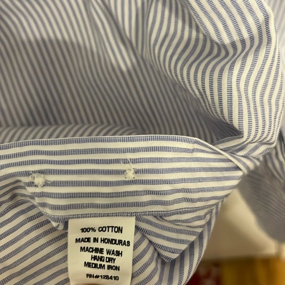 Sid Mashburn End on End Striped Dress Shirt. - Picture 4 of 5